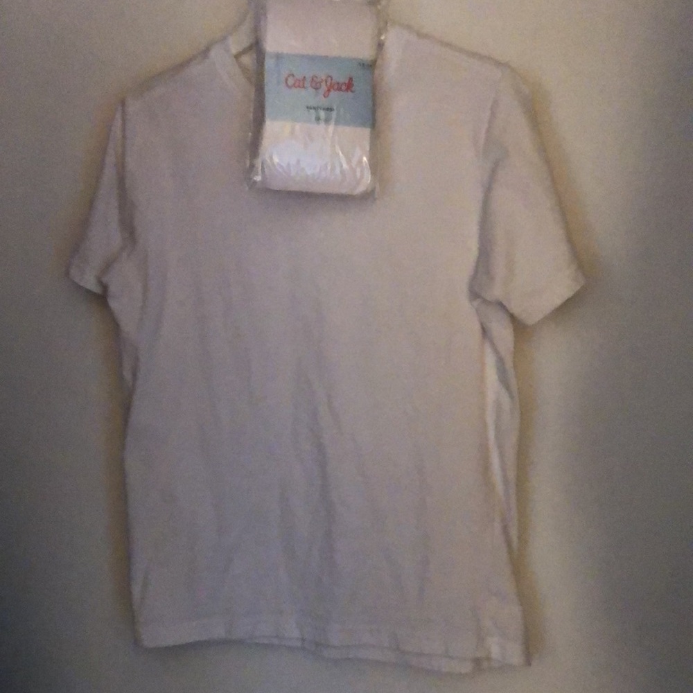 White tights and t-shirt (girls)